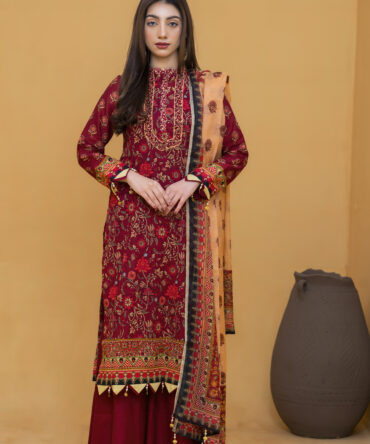 3 Piece Lawn Suit-Printed (Unstitched)